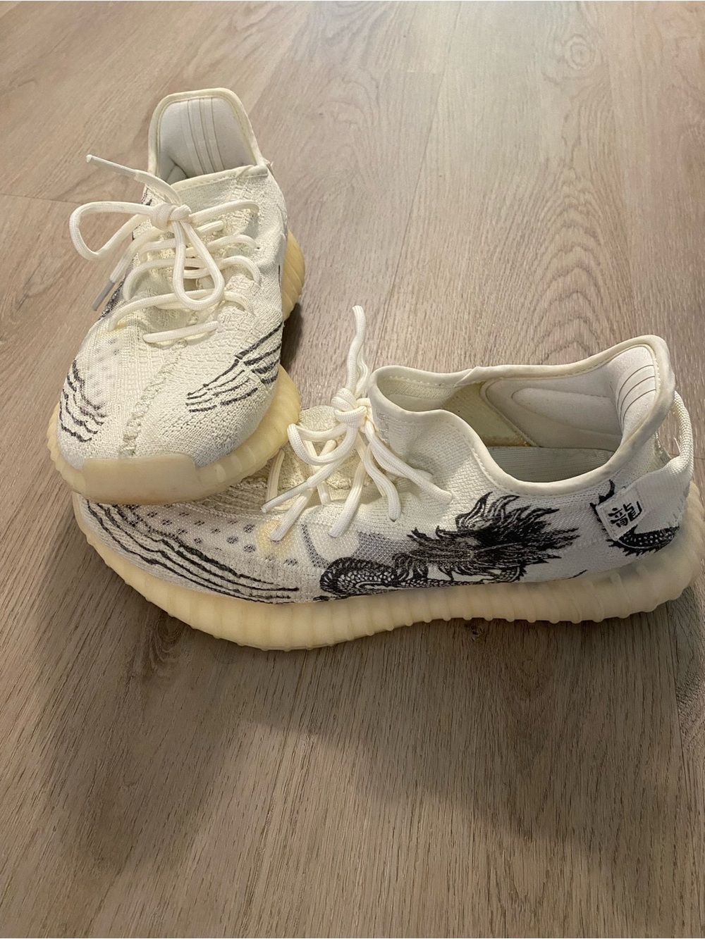 adidas Yeezy Boost 350 V2 '3D China Dragon White-Black'